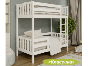 Кровать 2-х ярусная Аист-2 Классика белый 1800х900 мм в Осе - osa.magazin-mebel74.ru | фото