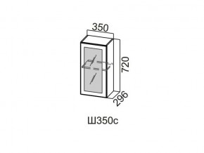 Ш350с/720 Шкаф навесной 350/720 (со стеклом) в Осе - osa.magazin-mebel74.ru | фото