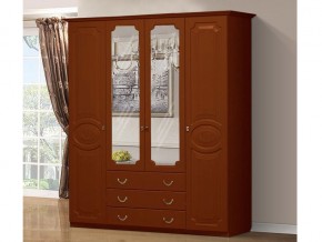 Шкаф 4-х створчатый Ивушка 5 темный в Осе - osa.magazin-mebel74.ru | фото