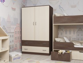 Шкаф двухстворчатый бодега-дуб молочный в Осе - osa.magazin-mebel74.ru | фото