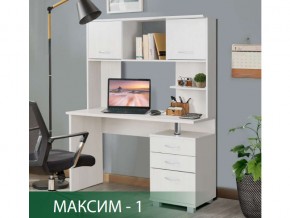 Стол компьютерный Максим-1 Ясень Анкор Светлый в Осе - osa.magazin-mebel74.ru | фото